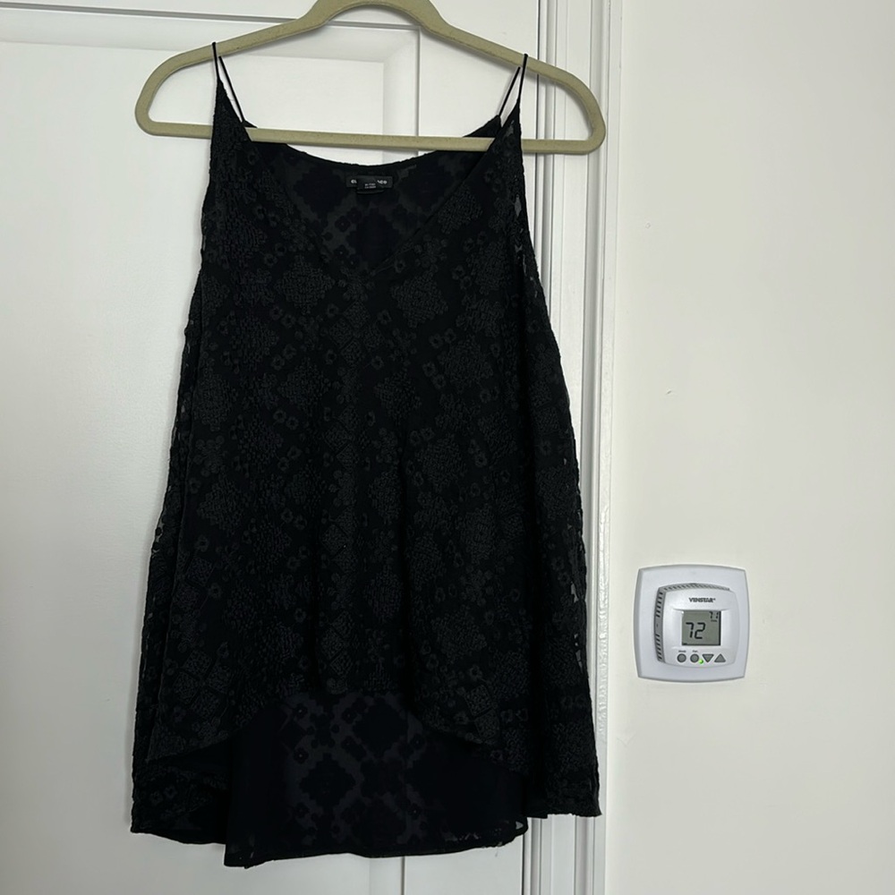 Club Monaco black spaghetti strap top
